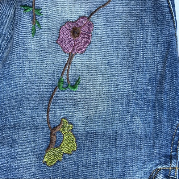 Pilcro & the Letterpress Floral-Bordado Novio Embroidered Boyfriend Jeans US 28 - Picture 16 of 16